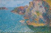 John Peter Russell La Pointe de Morestil par mer calme oil painting on canvas